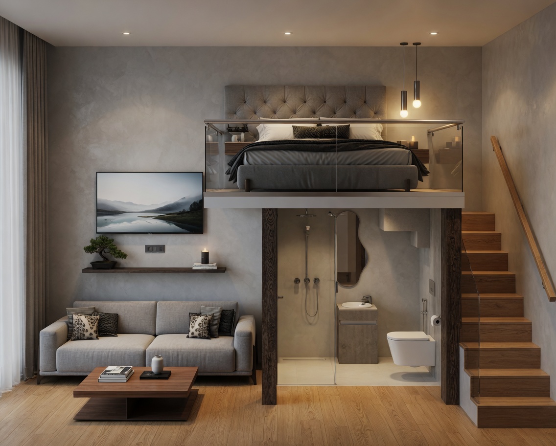 Apartaestudio en doble altura Polo 82